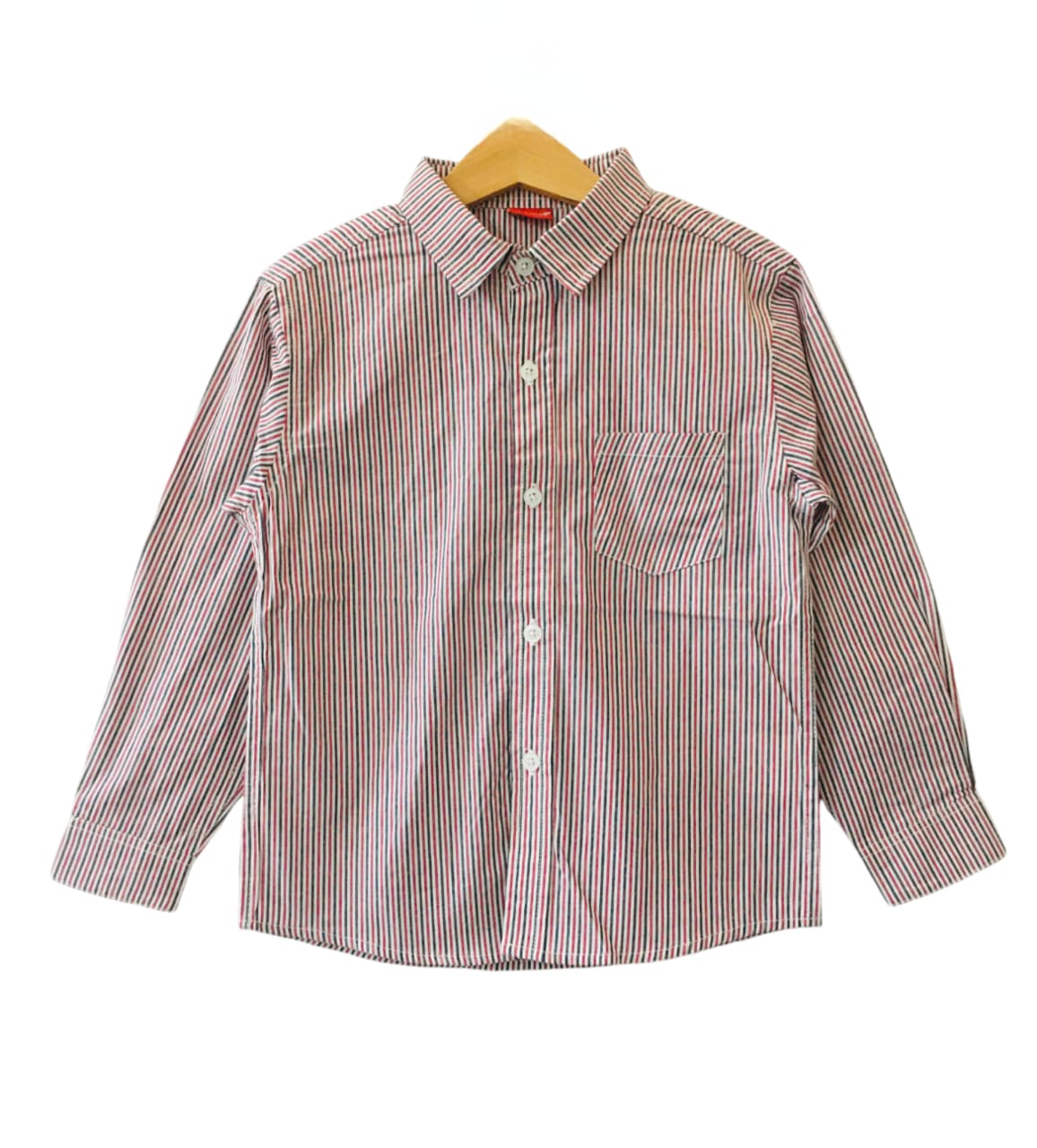 Black & Red Lines Casual Shirt Boys ( 170 ) (1)