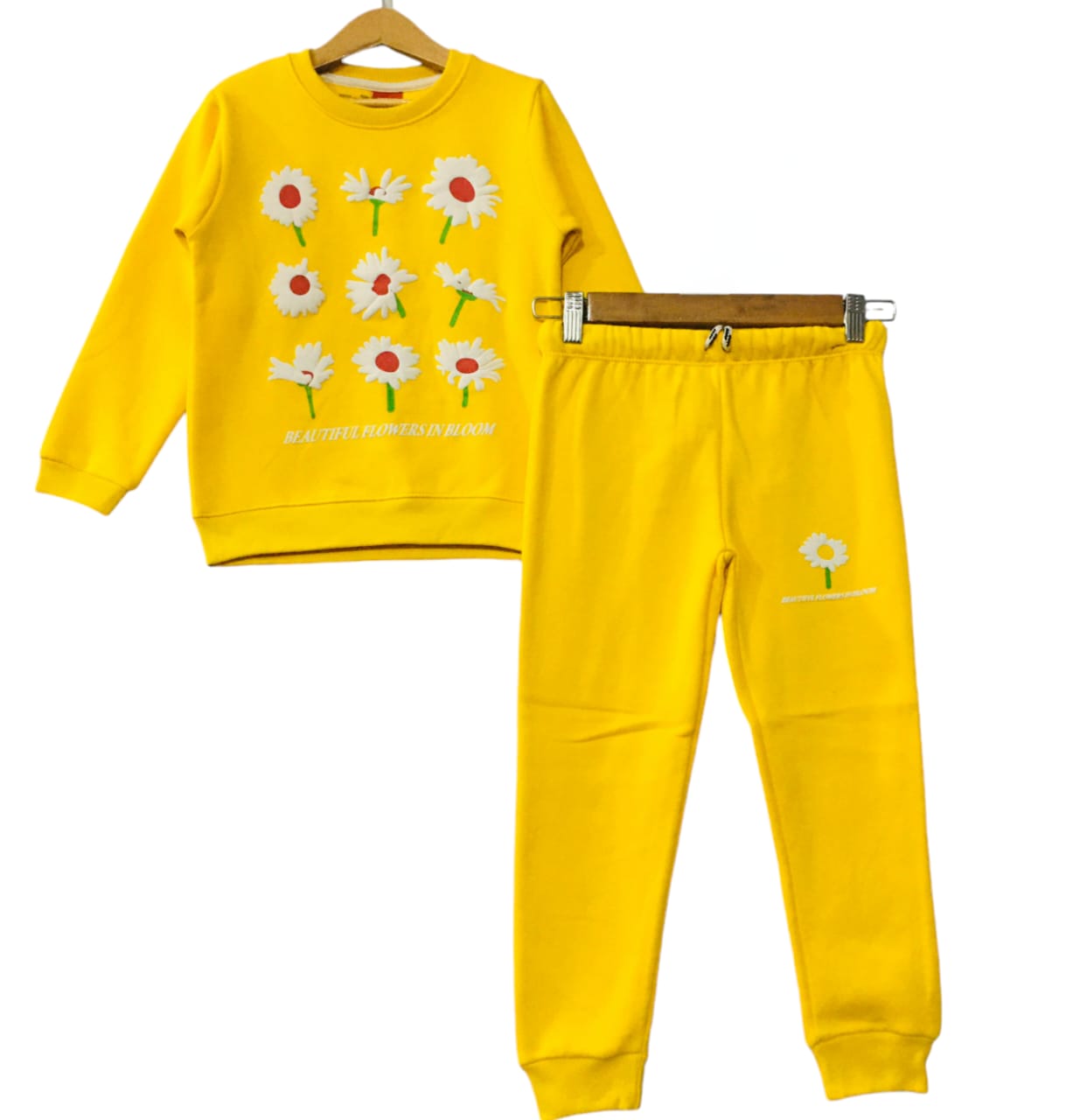 Nine Flowers Yellow Track-suit Girls (1)