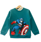 Captain America Print Zinc Sweatshirt Boys (1)