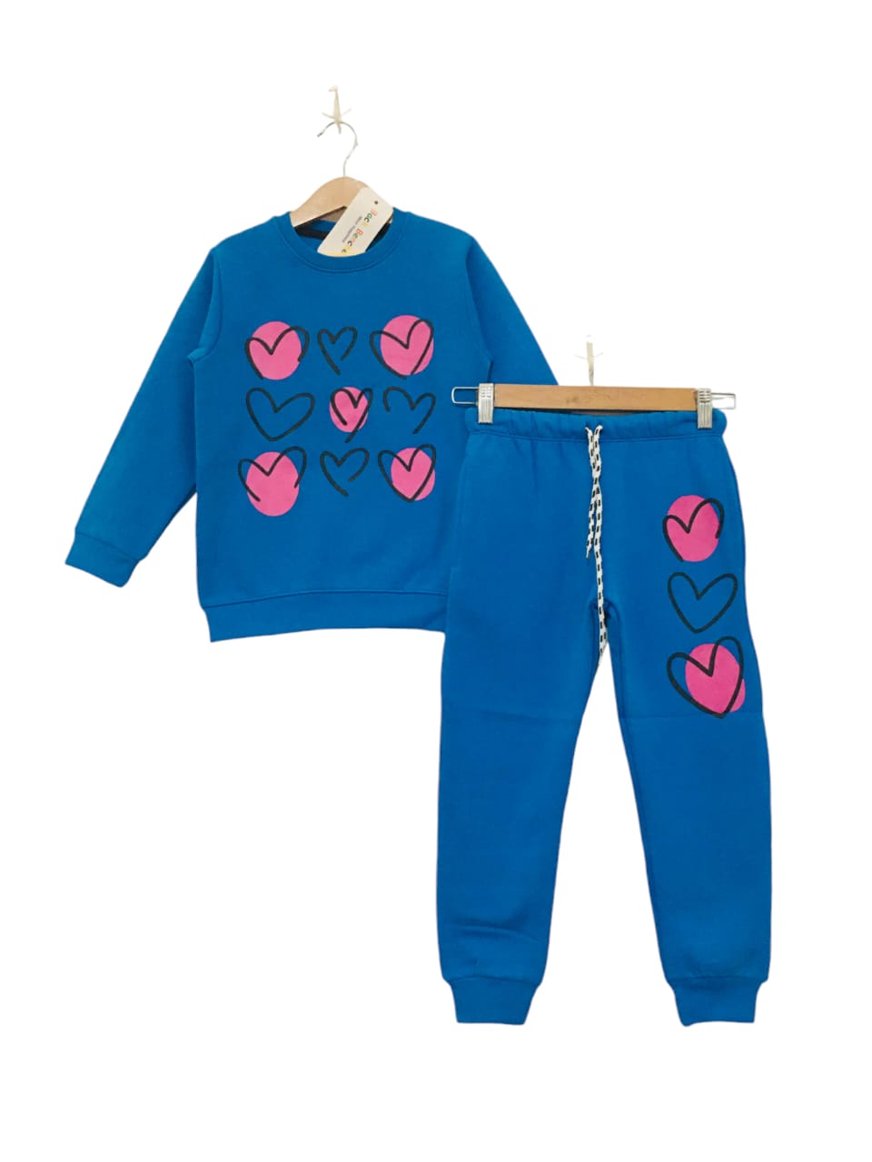 Nine Hearts Royal Blue Track-suit Girls