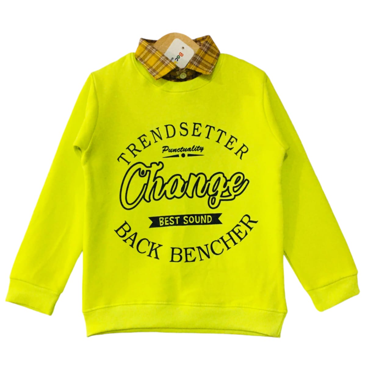 Back Bencher Light Green Double Shirt Boys (1)