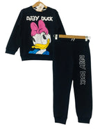 Daisy Duck Black Track-suit Girls