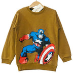 Captain America Brown  Sweatshirt Boys