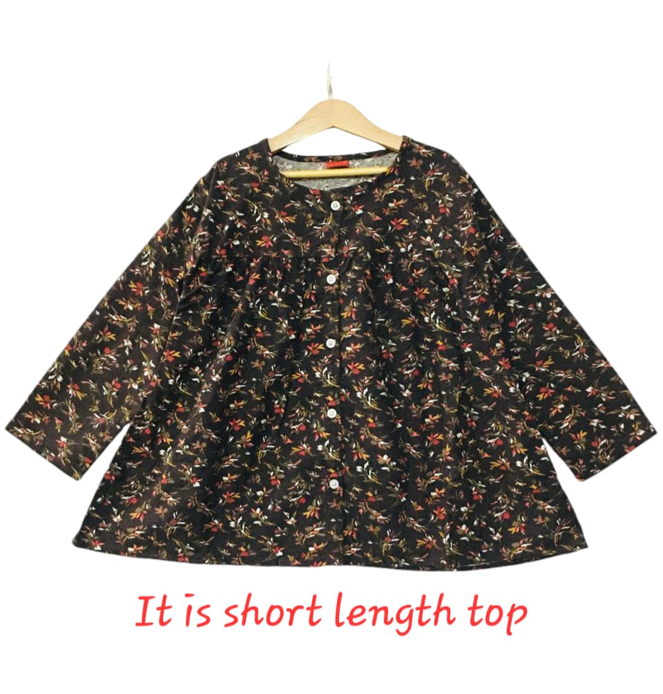 White & Red Leaves  Brown Girl Top Girls (199) (1)