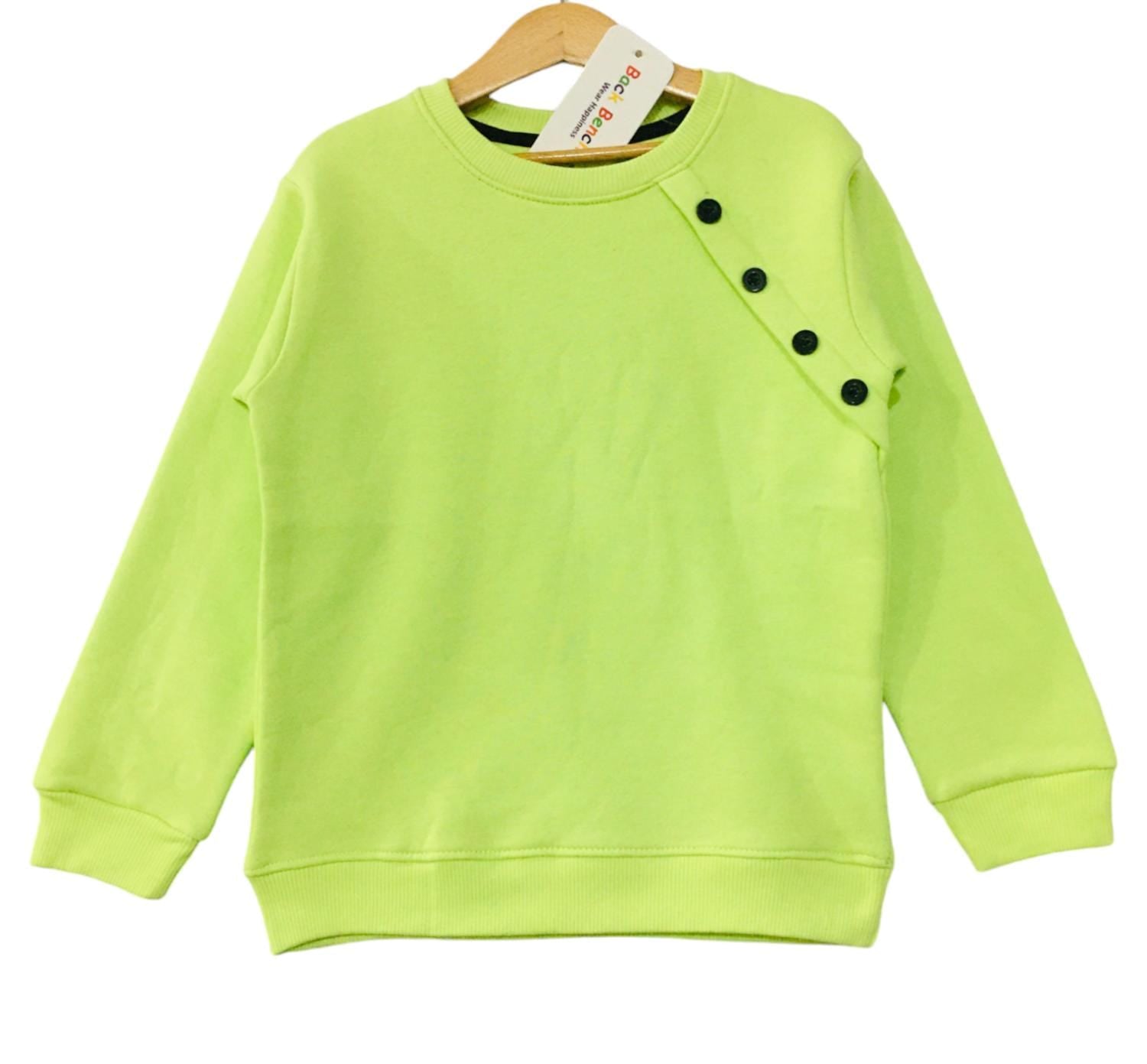 Side Penal Parrot Sweatshirt Girls