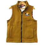 Hoops Brown Sleeveless Jacket Boys ( R-364 )