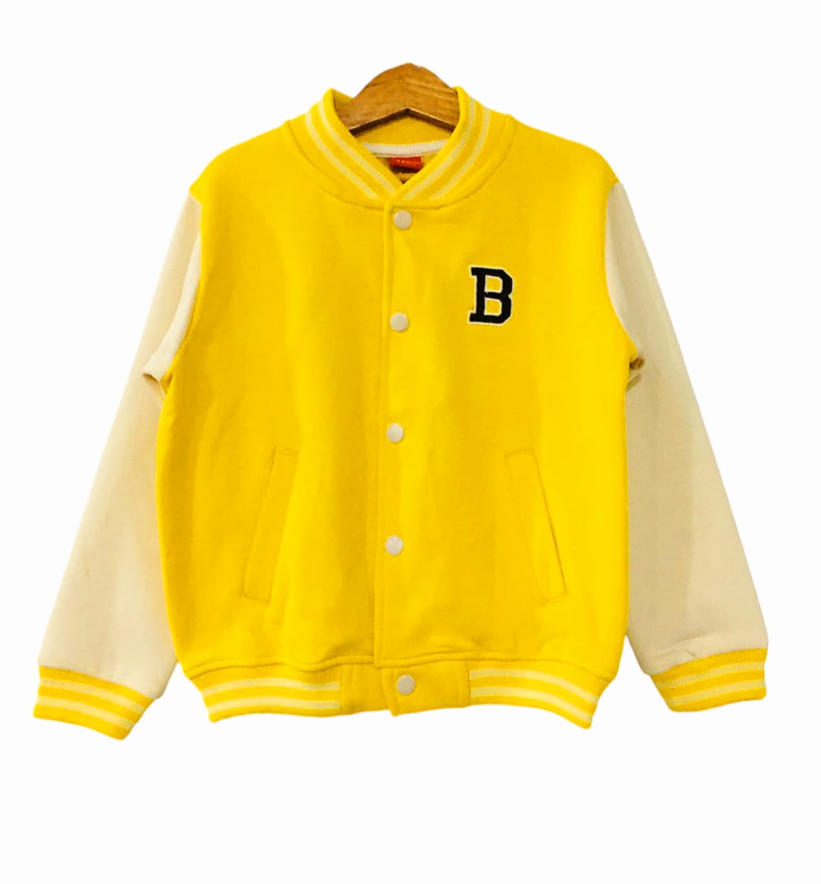 "B" Yellow Body Cream Arms Jacket Boys (S)