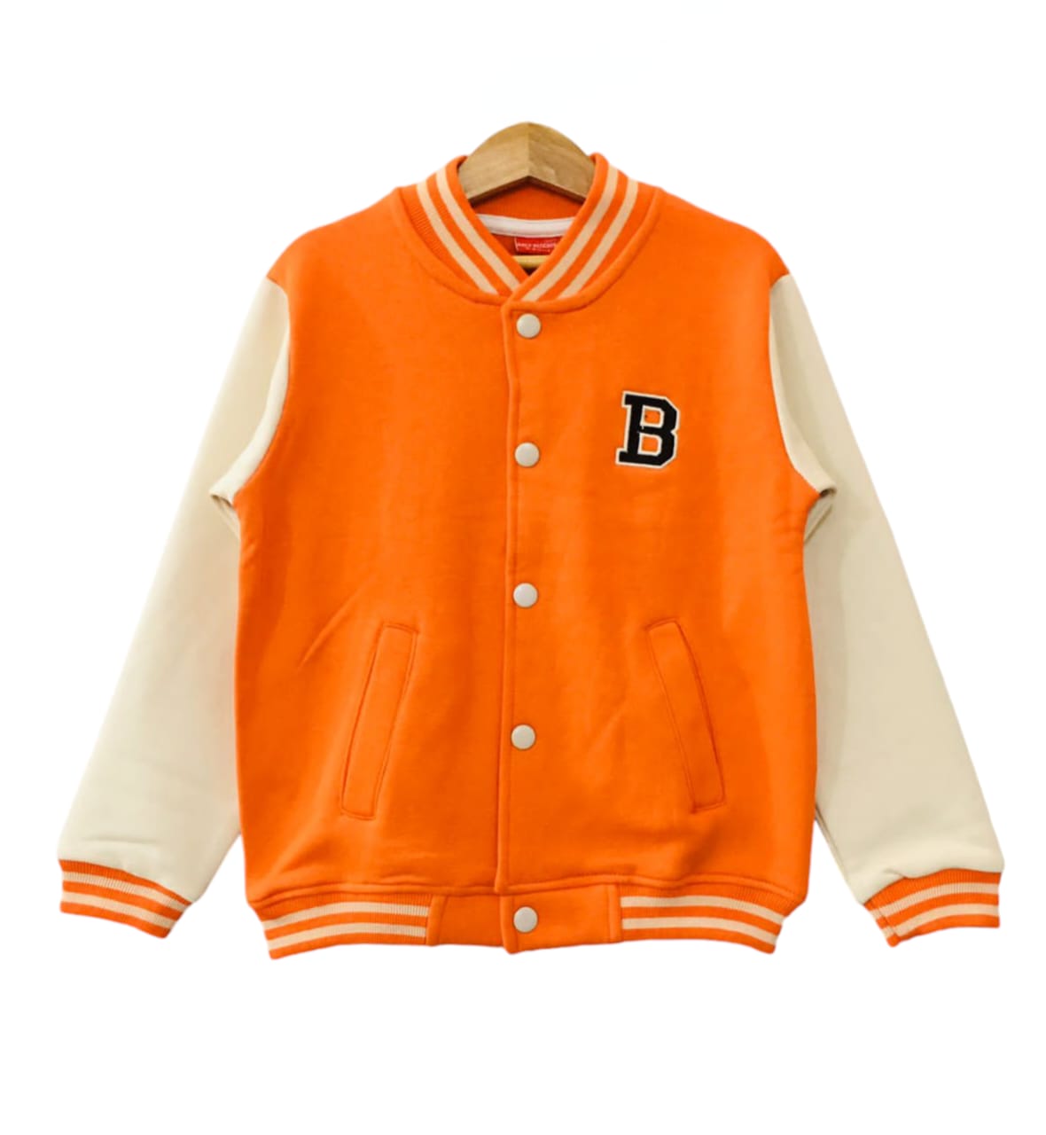 "B" Orange Body Cream Arms Jacket Boys (S)