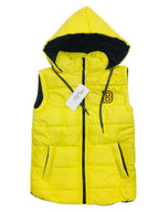 "B" Yellow Puffer Jacket Boys (S)
