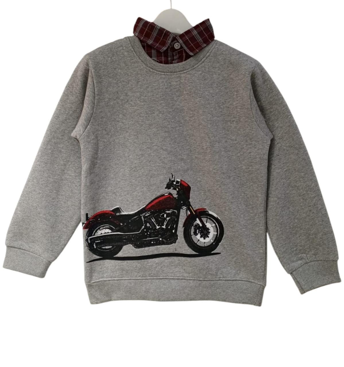 Scooter Oatmeal Double Shirt Boys ( R-385 )