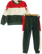 Three Penal Red & Green Track-suit Boys ( R-72-93 )