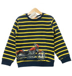 Scooter Yellow & Black Line Sweatshirt Boys ( R-242 )