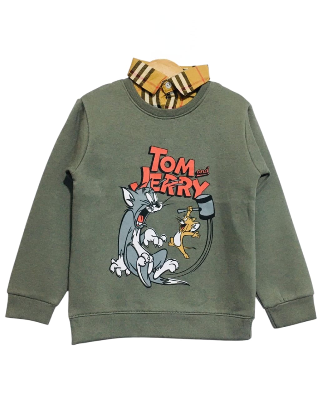 Tom & Jerry Dark Pista Double Shirt Boys ( R-254 )