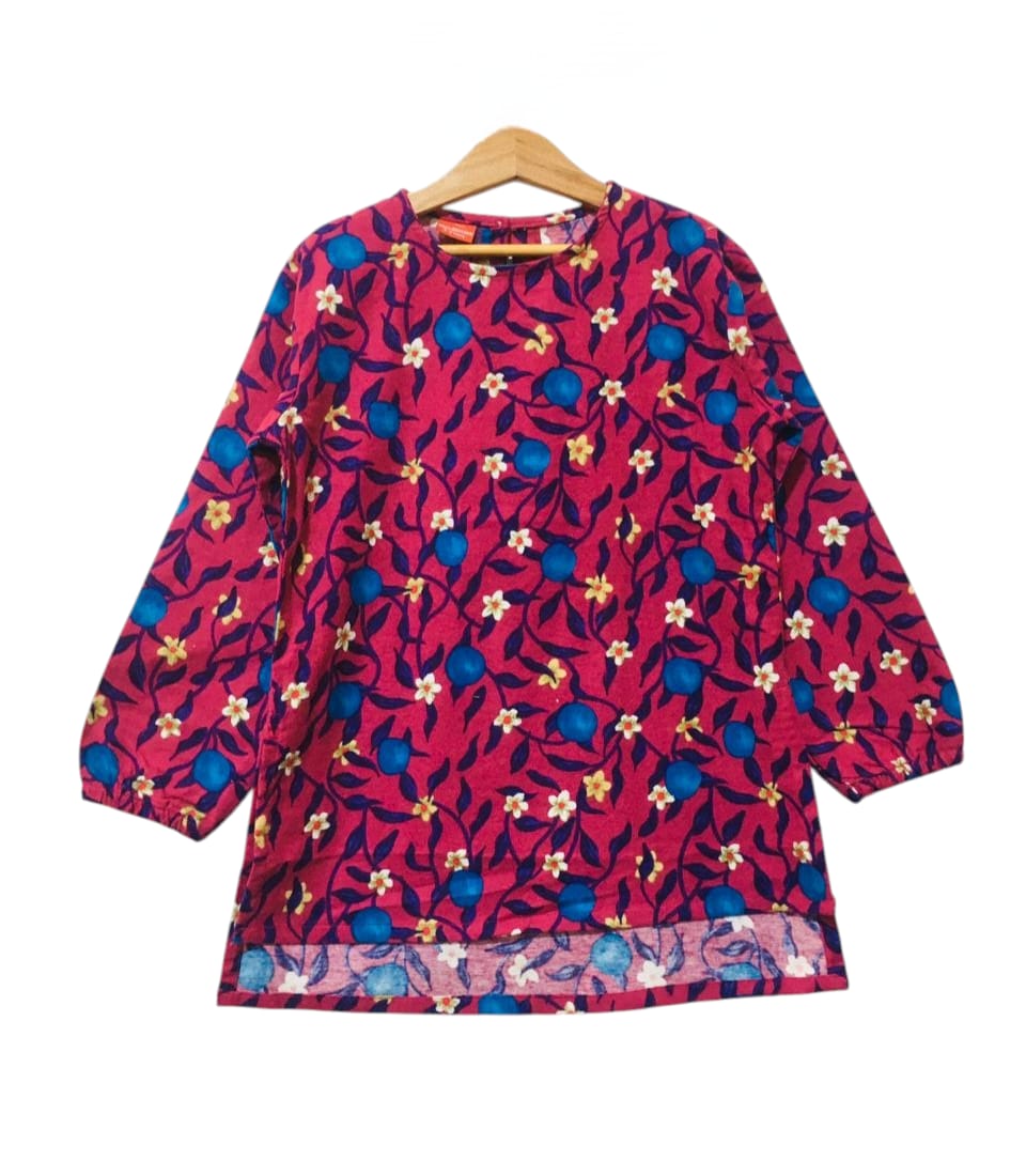 Blue Cherry Pink Girl Top Girls ( R-342 )