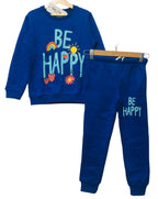 Be Happy Royal Blue Track-suit Girls ( R-129 )