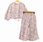 Multi Dots Full Sleeves White Skate Fish Girl ( R-283 )