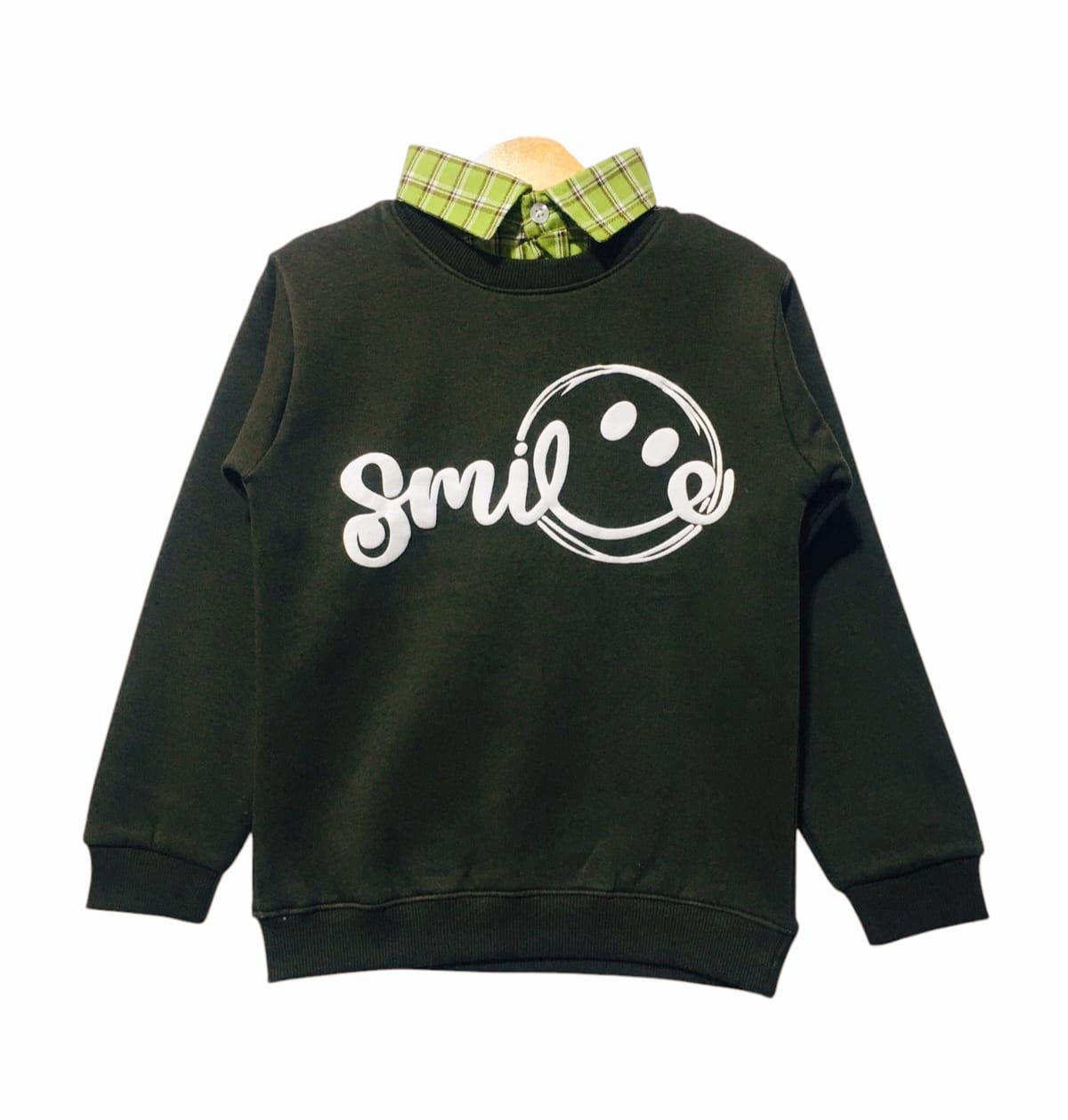 Smile Navy Double Shirt Boys ( Factory )
