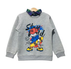 Never Look Back Oatmeal Double Shirt Boys ( R-249 )