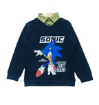 Sonic Navy Double Shirt Boys ( R-263 )