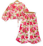 Pink Rose Full Sleeveless White Skate Fish Girl ( R-115 )