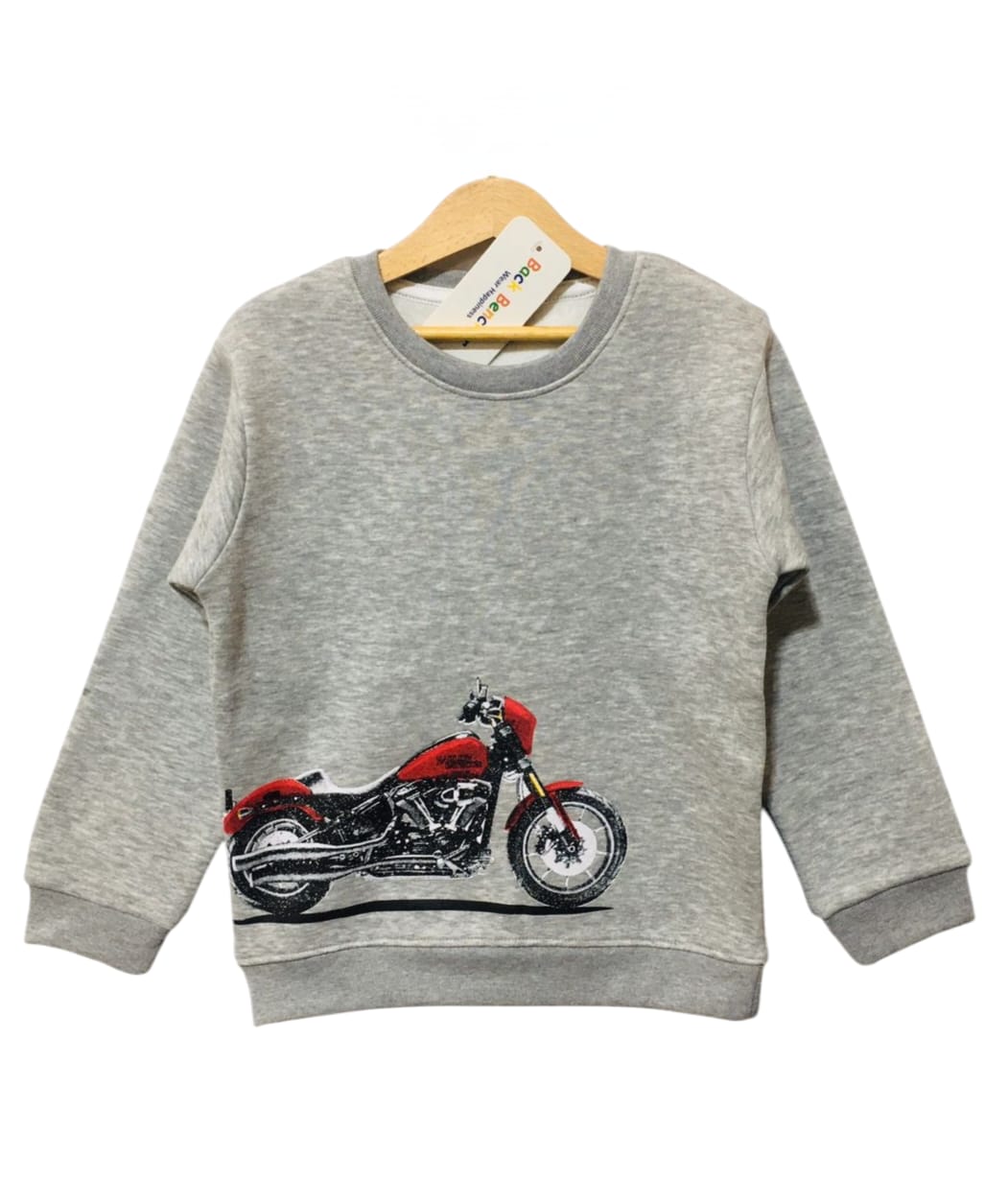 Scooter Oatmeal Sweatshirt Boys( Factory )