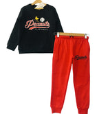 Peanut Black Track-suit Boys ( R-341 )