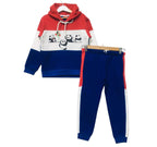 Four Panda Red & Purple Hoodie Track-suit Boys ( R-193 )