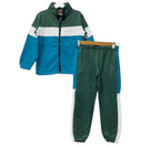 Three Penal Mehndi & C-Green Zipper Track-suit Boys ( R-152=299 )