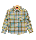 Brown & Yellow Lines Winter Casual-Shirt Boys ( R-230 )