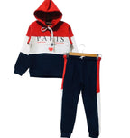 Paris Red & Navy Hoodie Track-suit Boys ( R-308 )