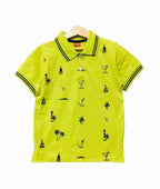 Boats Parrot Polo Shirt Boys ( R-21 )