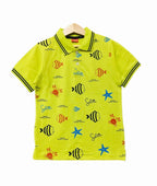 Fish Family Parrot Polo Shirt Boys( R-423 )
