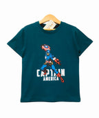 Captain America Zinc  T-Shirt Boys ( R-212 )