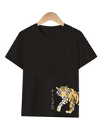 Tiger Black T-Shirt Boys ( R-87 )