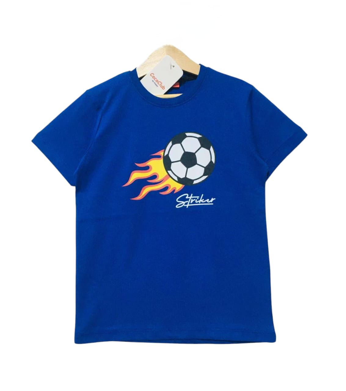 Football Royal Blue T-Shirt Boys ( R-103 )