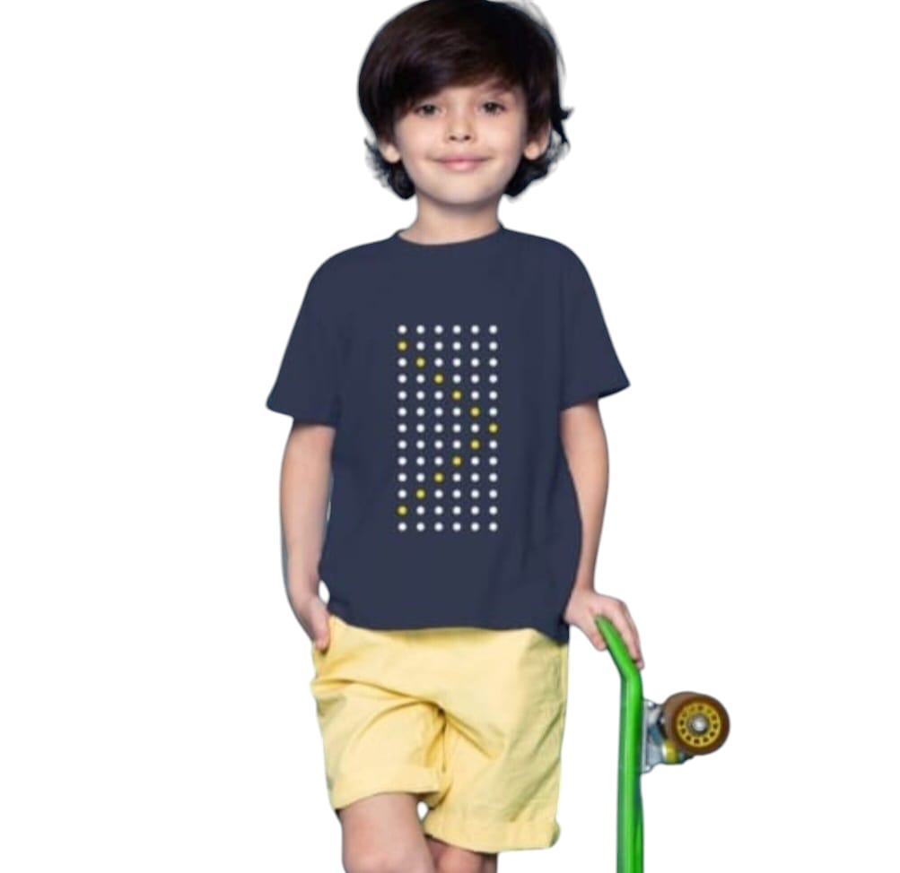 Yellow Dots Navy Nicker Suit Boys ( R-372 )