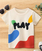 Play Cream T-Shirt Boys ( R-32 )