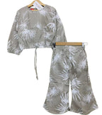 White Leaves Full Sleeve Skin Skate Fish Girls ( R-46 )