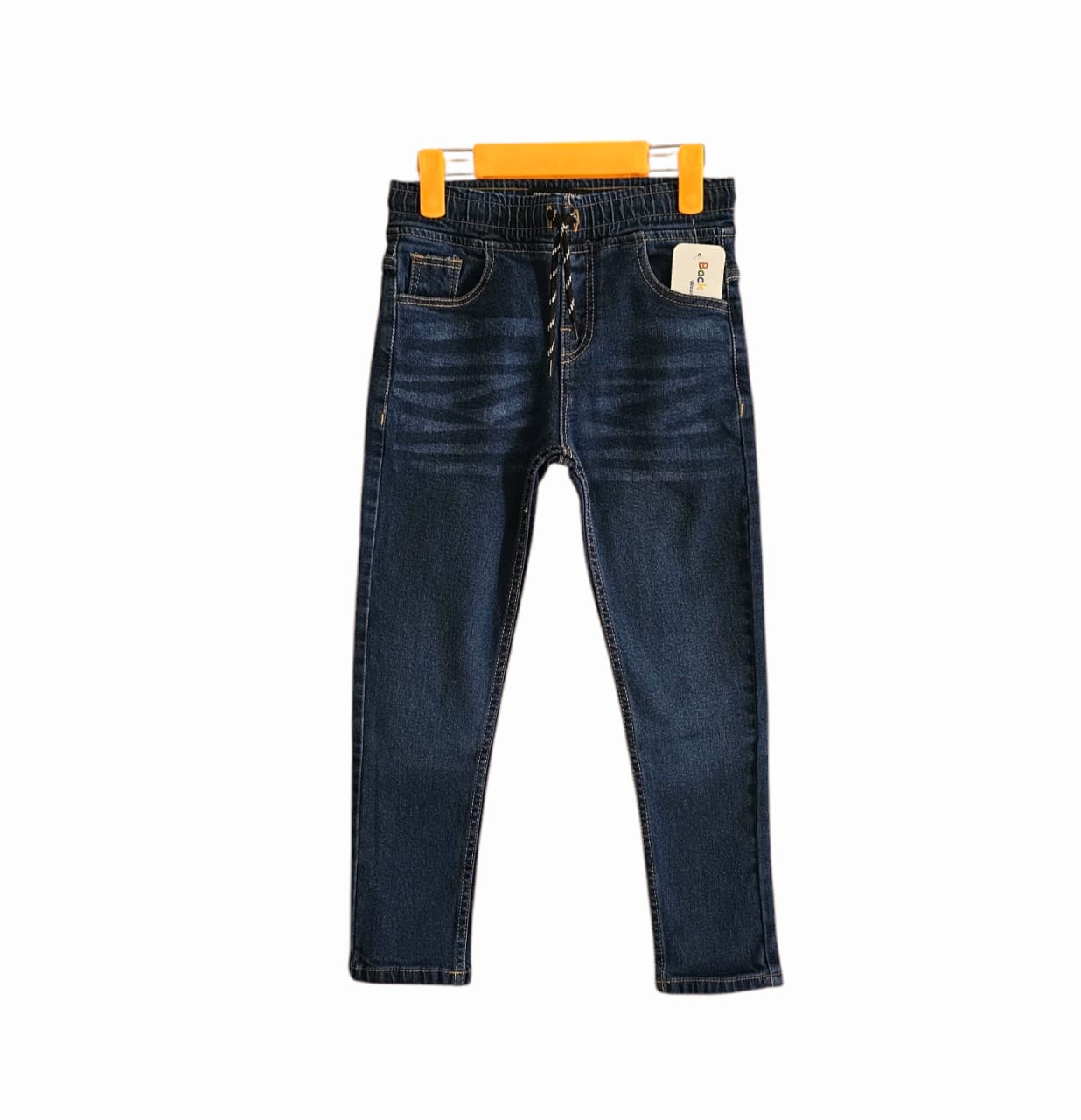 Mid Blue with Ribbon Jeans Boys (R-308)
