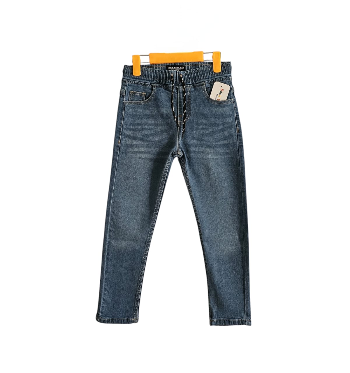 Sky Blue with Ribbon Jeans Boys(R-308)