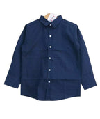 Break Dots Navy Casual Shirt Boys ( R-189 )