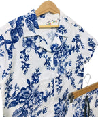 Blue Leaves White Nicker Suit ( R-115 )