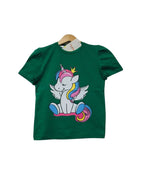 Unicorn Green T-Shirt Girls ( R-183 )