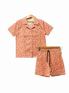 Red & Green Flower Nicker Suit ( R-115 )