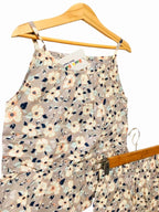 Cream Flower Selati Skirt Suit Girls ( R-62 )