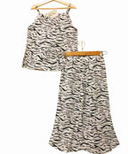 Black Shade White Skirt Suit Girls ( R-62 )