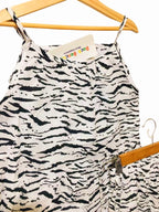 Black Shade White Skirt Suit Girls ( R-62 )