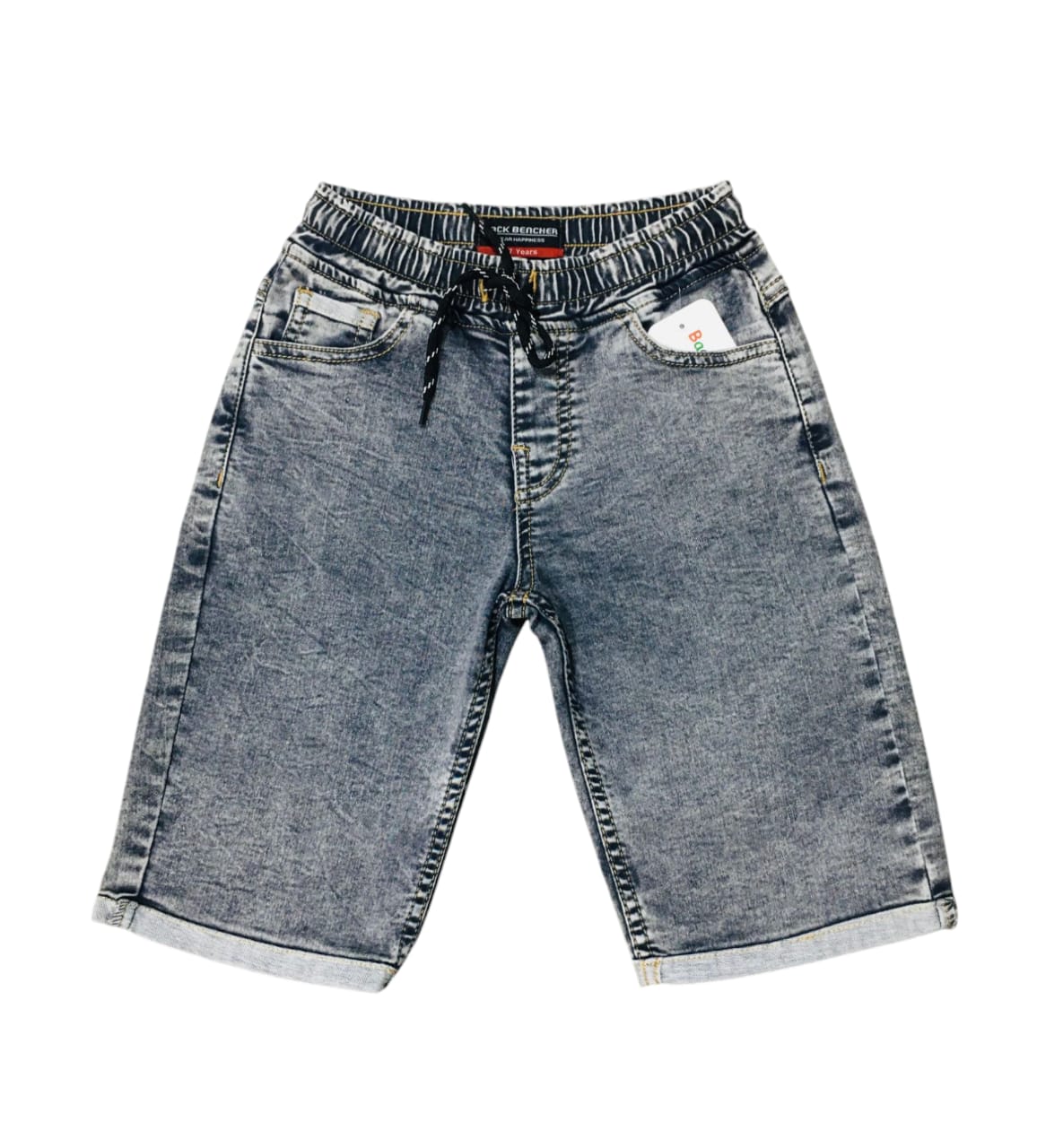 Gray Denim Shorts Boys ( R-280 )