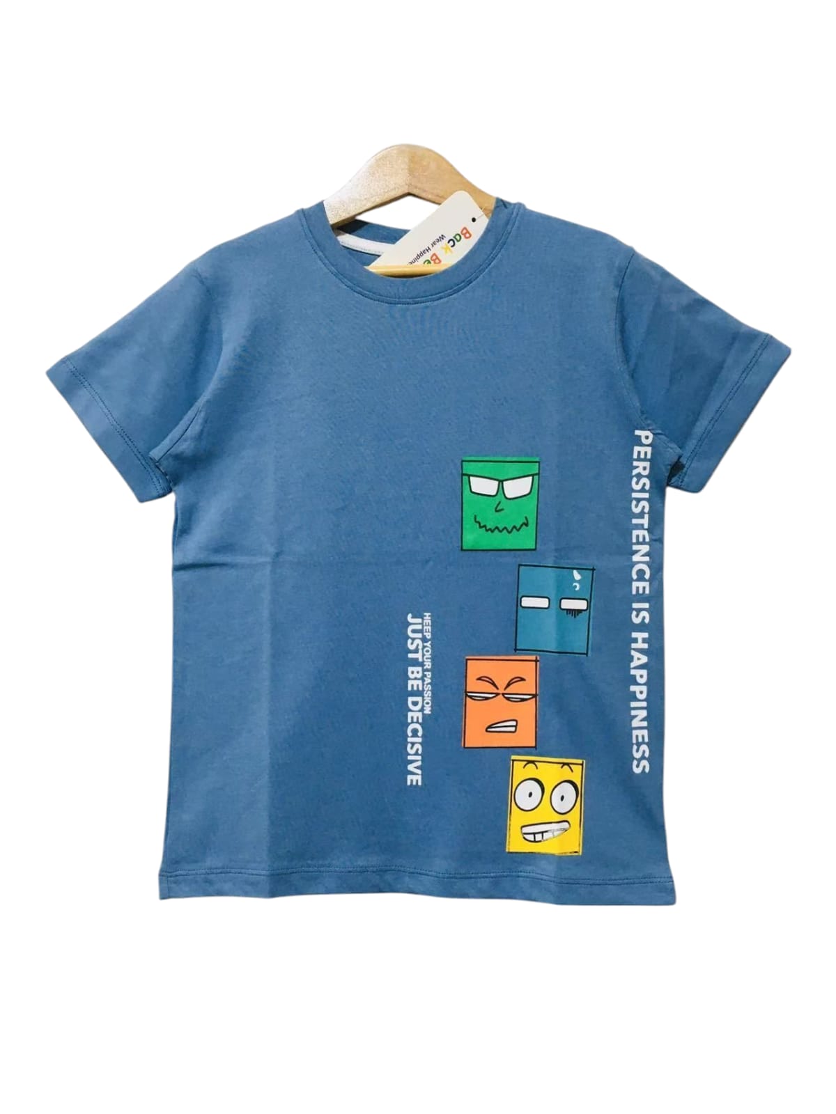 Just Be Decisive Sky T-Shirt Boys ( R-260 )