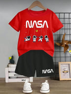 Nasa Red Nicker Suit New Born ( R-387=394 )